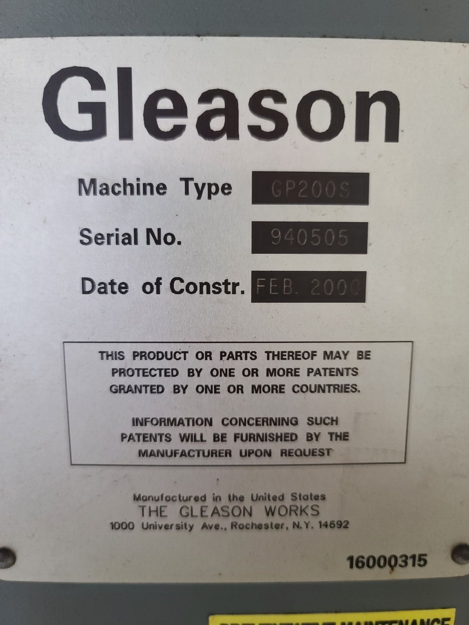 2000 GLEASON PFAUTER GP200S GEAR SHAPERS CNC | Piselli Enterprises