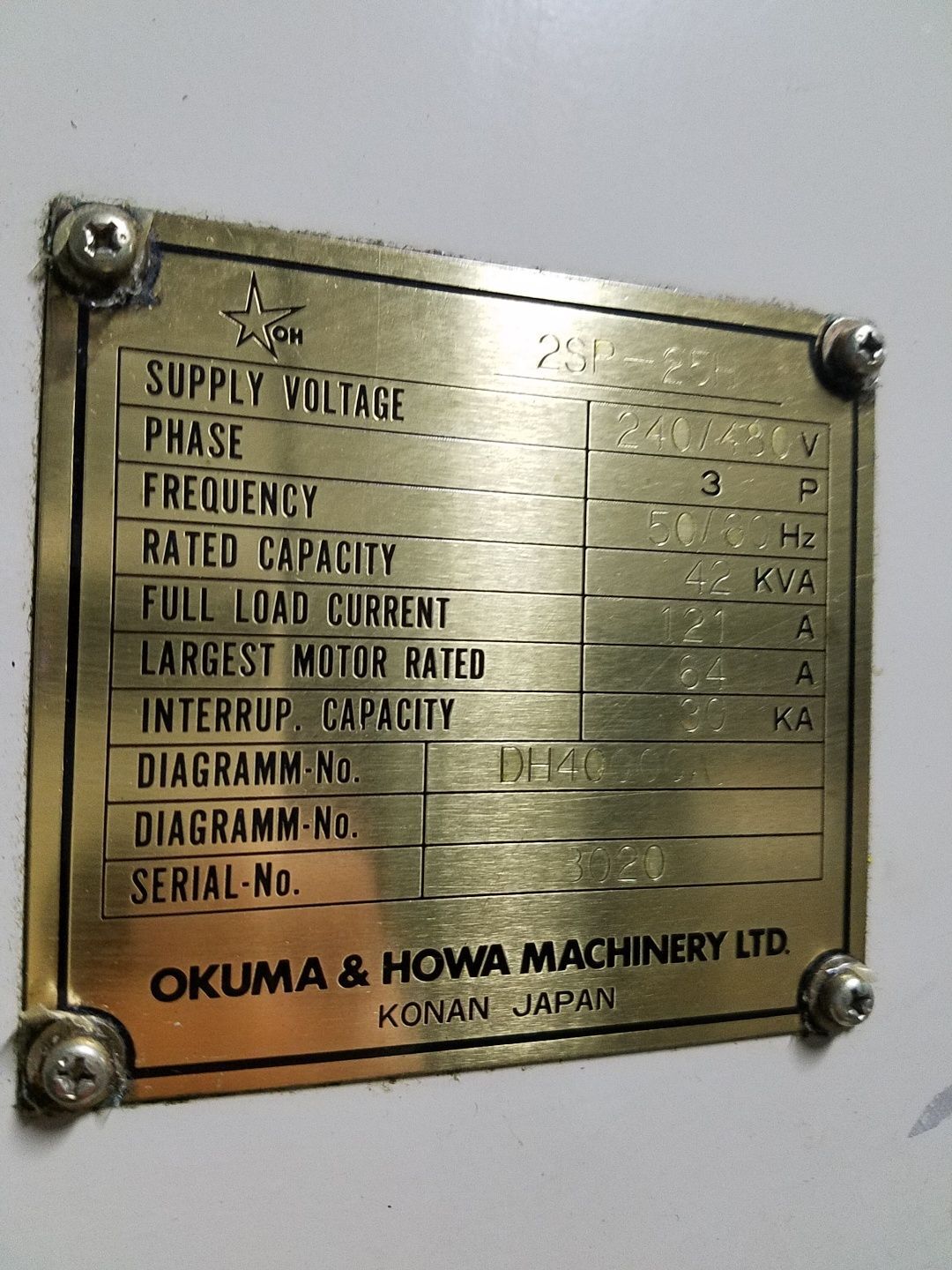 1997 OKUMA & HOWA 25H-2SP TURNING MACHINES, N/C & CNC | Piselli Enterprises