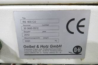 2012 GEIBEL & HOTZ RS 600 CU GRINDERS, CYLINDRICAL, N/C & CNC | Piselli Enterprises (7)