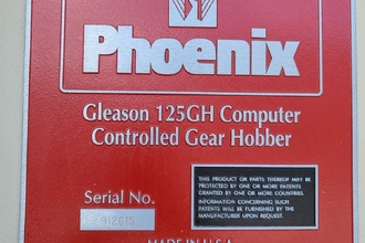 1995 GLEASON Phoenix 125GH GEAR HOBBERS (CNC) | Piselli Enterprises (14)